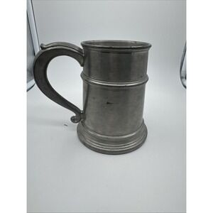 ENGLISH PEWTER TANKARD GLASS‎ BOTTOM—Feather Thumb Rest